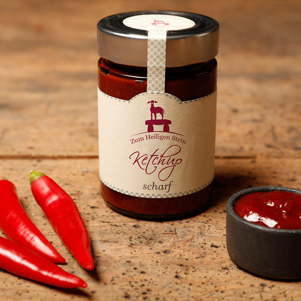 Ketchup scharf- Zum Heiligen Stein